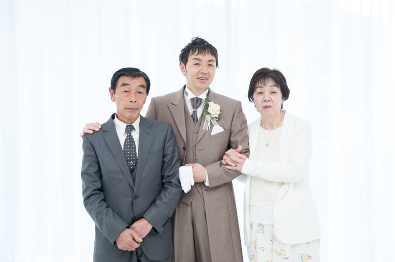 いつぶりだろう・・・と呟かれるご両親様