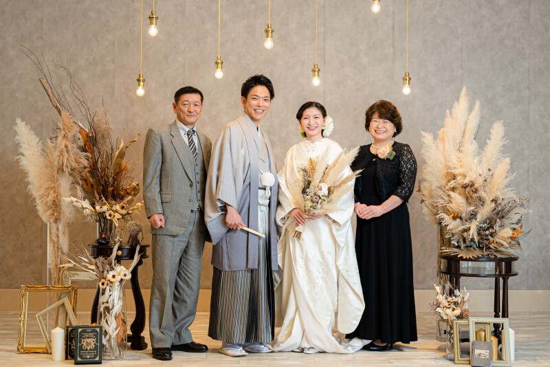 大切な家族様や友達と一緒に撮影