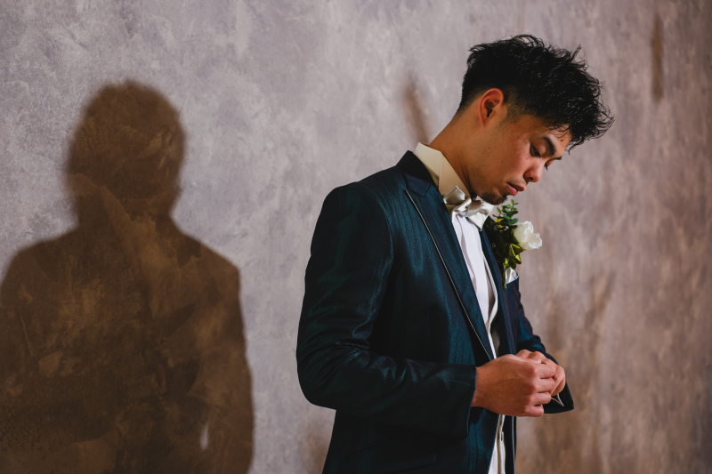 ドレスに負けない豊富なタキシード