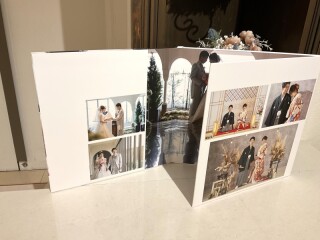 3面スクエアアルバム（4ページ10カット＋表紙1カット）