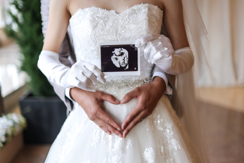 セレス立川 LaVie ラヴィ_マタニティ用ドレスがある