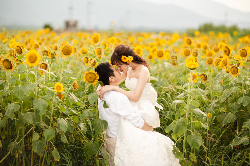 カラードレスが豊富な徳島県のスタジオを比較 前撮り 結婚写真 フォトウェディングのphotorait