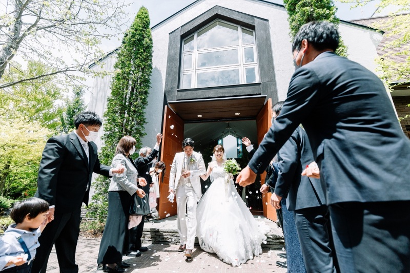 挙式プラン 軽井澤 誓いと寫眞 Private Wedding Photo 撮影日 22年5月15日 軽井沢 ブライダルサロンオリオン 長野県でフォトウェディング探すならphotorait