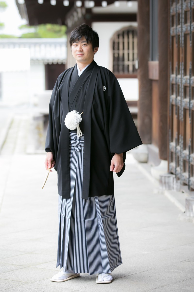 黒紋付き袴 衣装 ドレス Haru Wedding ハルウェディング 京都府でフォトウェディング探すならphotorait