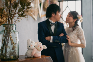 お持ち込みの小物沢山♪　スタジオで撮影！