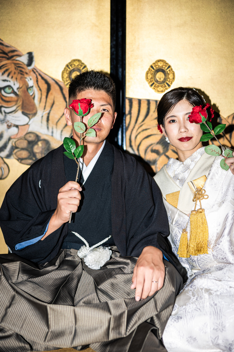 白無垢でロケ撮影|9月の前撮り