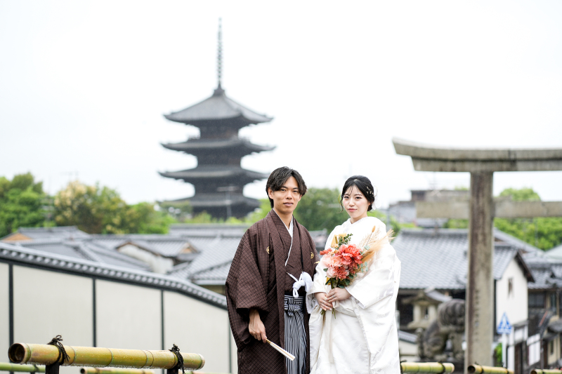 まずは八坂の塔付近で