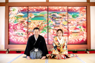 和装が似合う　随心院にて　