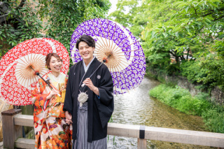 5月の祇園にて　和装ロケ