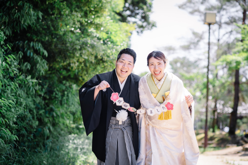 笑顔いっぱいお二人