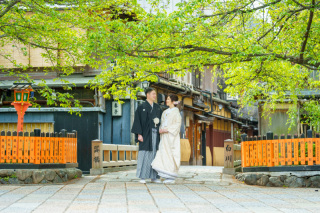 白無垢でロケ撮影♬