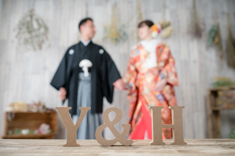 イニシャルを使って