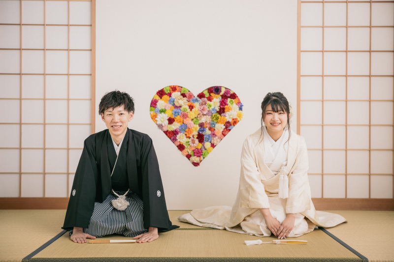 和装とドレスで♡スタジオ撮影　