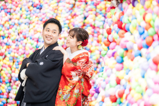 和装2点　途中で小雨が降った撮影