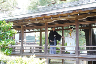 大覚寺で和装２点　ロケ撮影