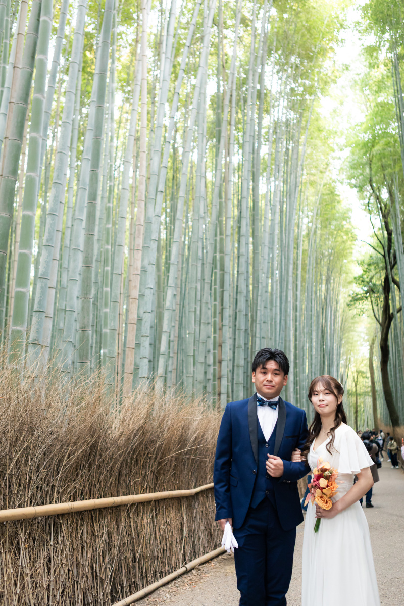 嵐山での洋装前撮り