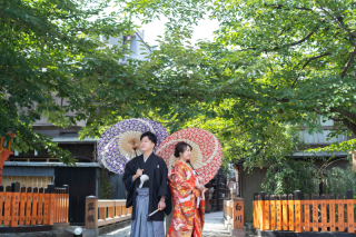 色打掛　祇園にて