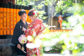 色打掛　祇園にて