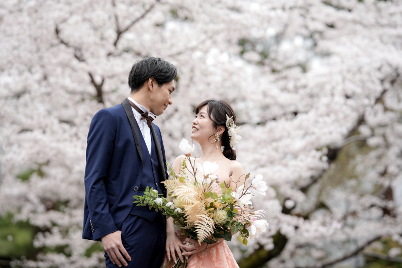 ロケ地2か所　桜が綺麗な撮影！