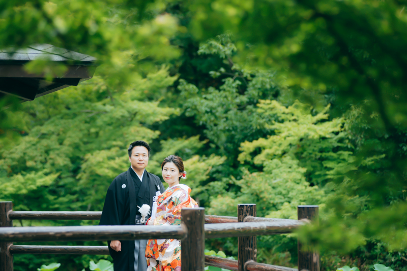 新緑に包まれて