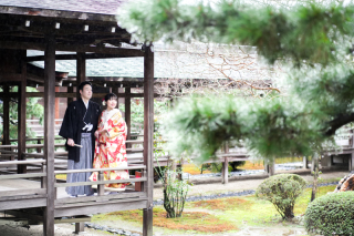 萬福寺とスタジオで撮影！3月の前撮り