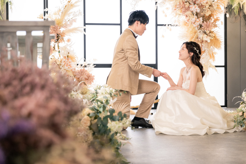 アンティークチャペルスタジオで前撮りフォト