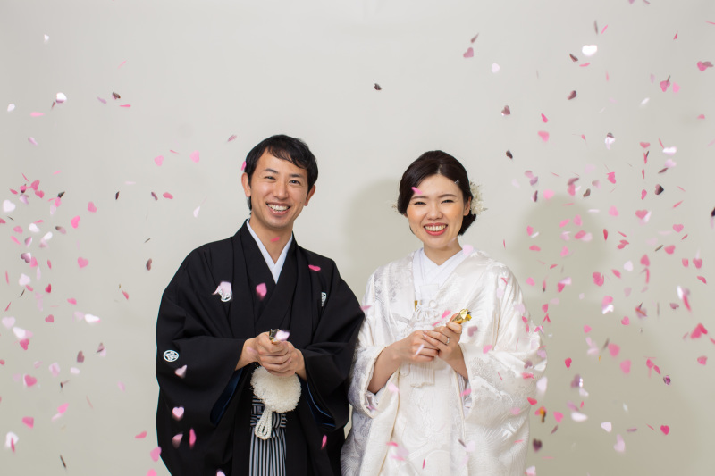 ・クラッカーなども使える撮影。