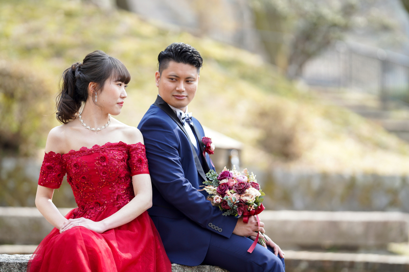 ロケ地2か所で撮影♪　和装＆洋装