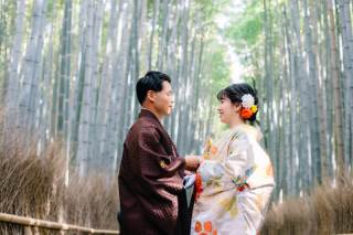 嵐山での和装前撮り