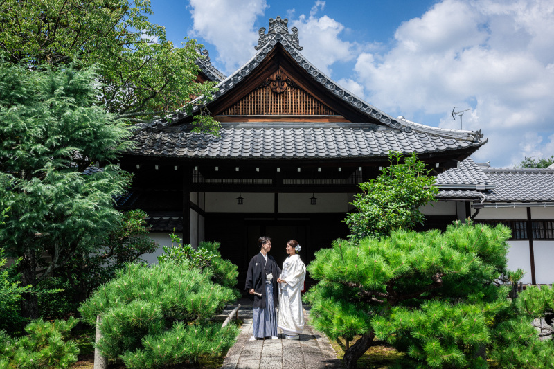 和装に着替えて