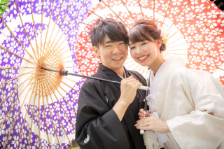 新緑でのロケーション撮影