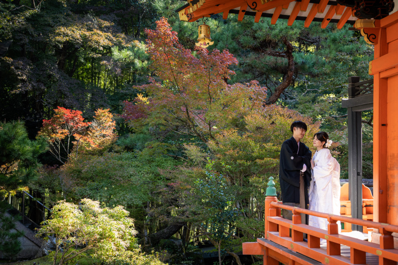 毘沙門堂の景観