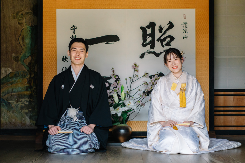 お座りショット