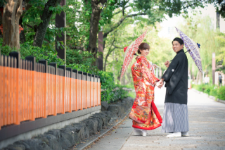 京都らしさ◎祇園巽橋付近