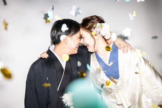 カラフルスタジオでお二人らしい前撮り