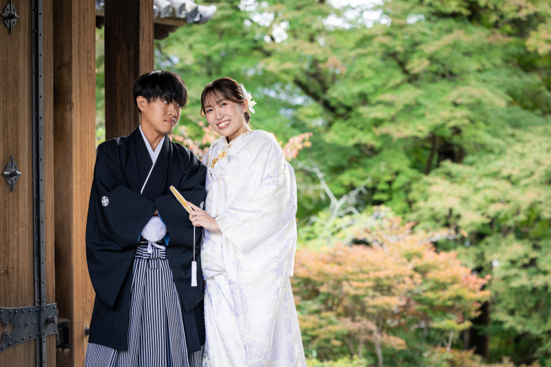 毘沙門堂での撮影