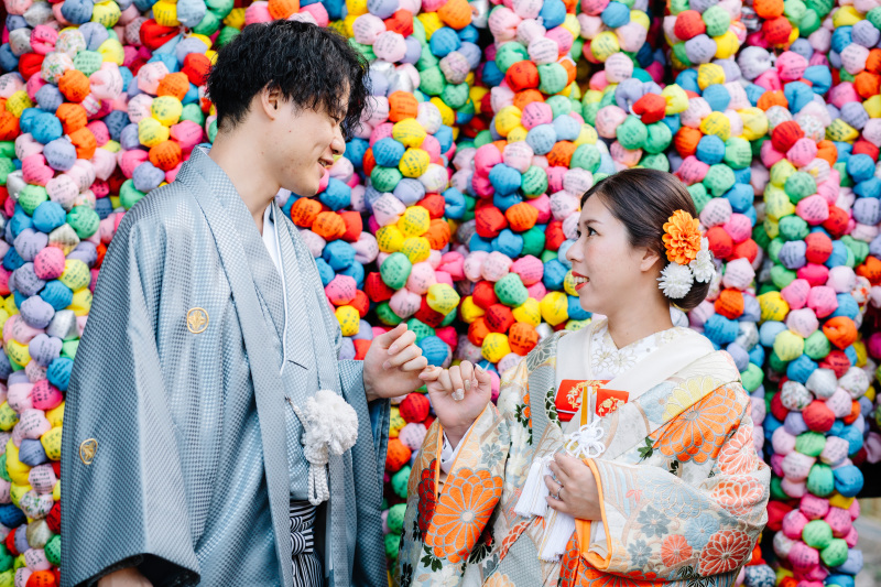 カラフルなくくり猿