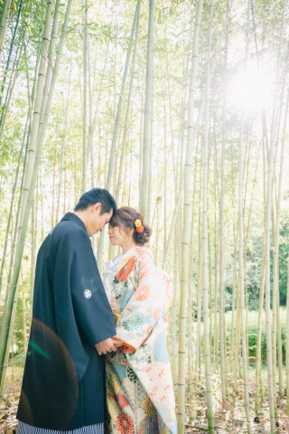 色打掛　自然公園にて