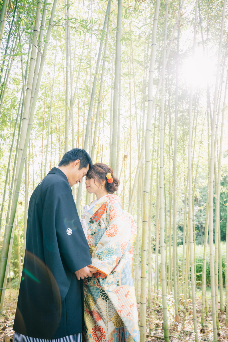 色打掛　自然公園にて