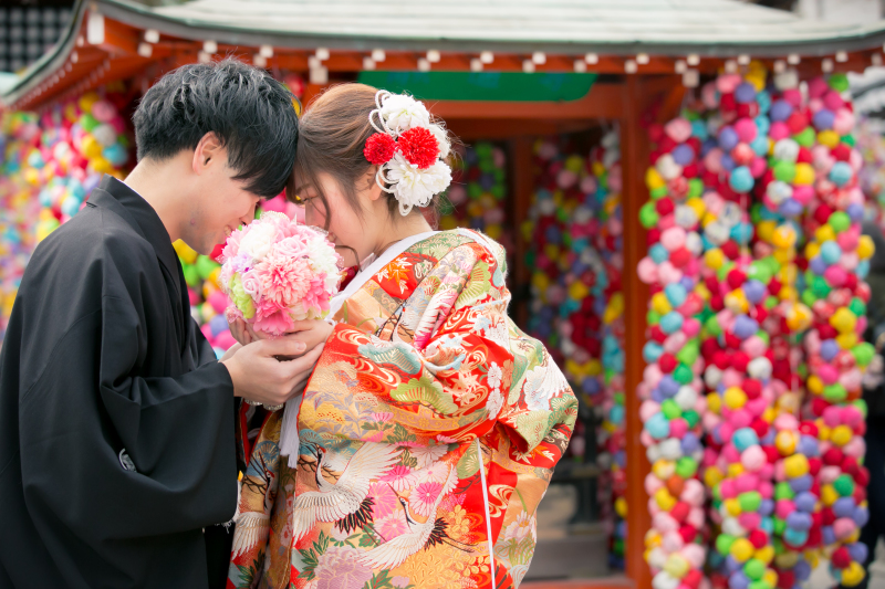 カラフルなお堂