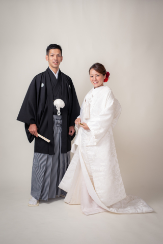 スタジオでの前撮り