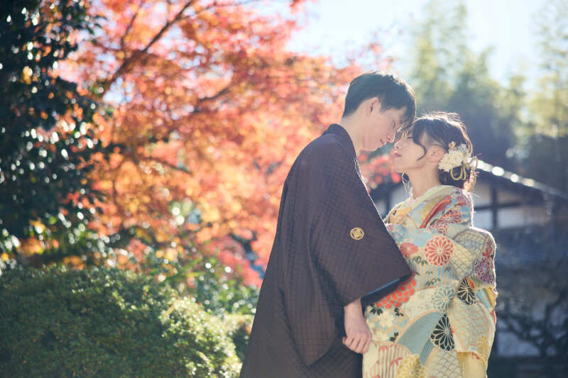 紅葉と