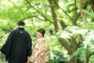 和装１点　毘沙門堂にて