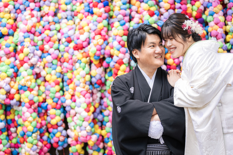 白無垢でロケ撮影！　八坂の塔付近