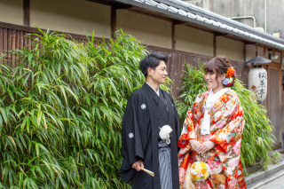 八坂の塔周辺にて