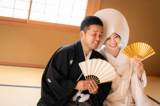 和装2点で前撮りロケ撮影♡