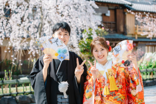 祇園とスタジオで撮影！