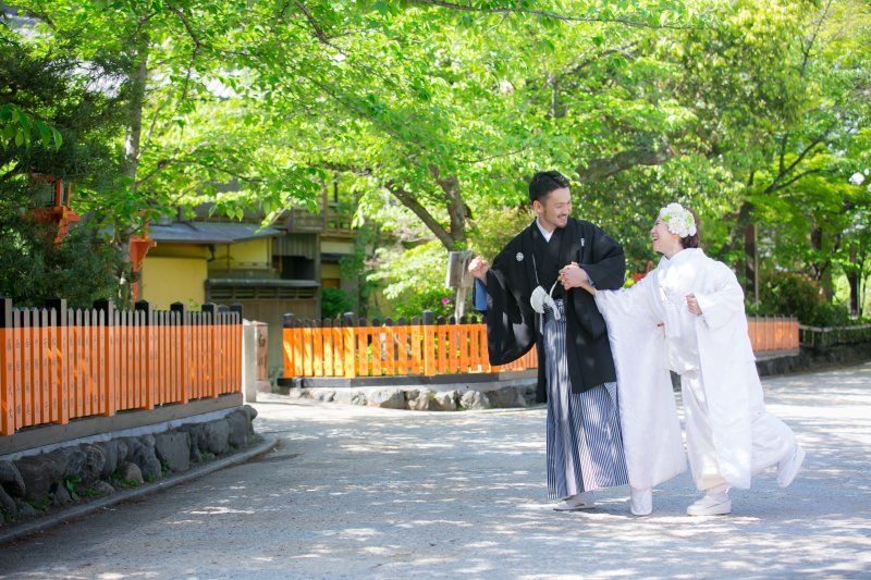 新郎様がリードして