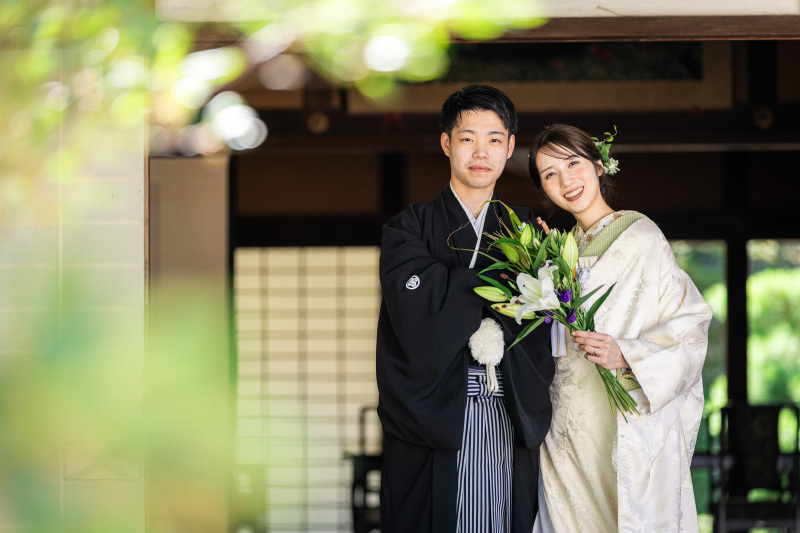 白無垢で萬福寺