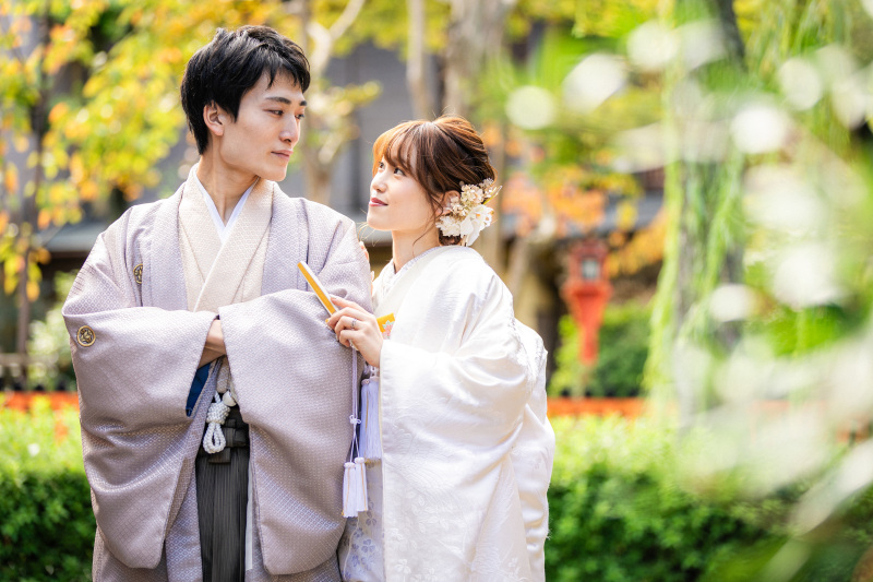 祇園で白無垢ロケ